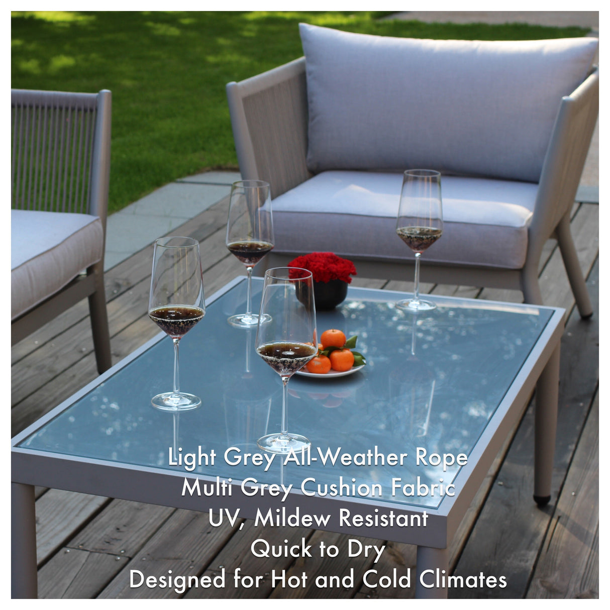 Bal Harbour Four Piece Deep Seating Estate Set