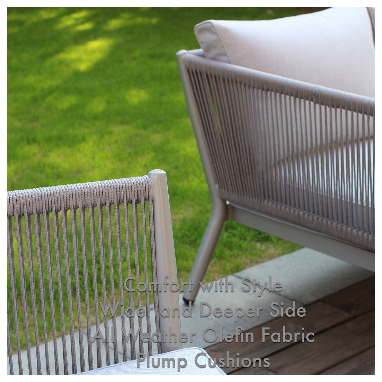 Bal Harbour Four Piece Deep Seating Estate Set
