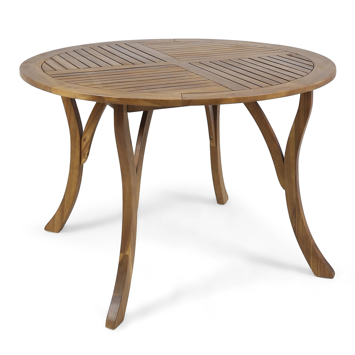 Baldwin Outdoor 5 Piece Acacia Wood and Wicker Dining Set by Christopher Knight Home