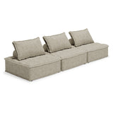 Bales Boho-Chic Modular Taupe Accent Chair - 40"W x 40"D x 30"H