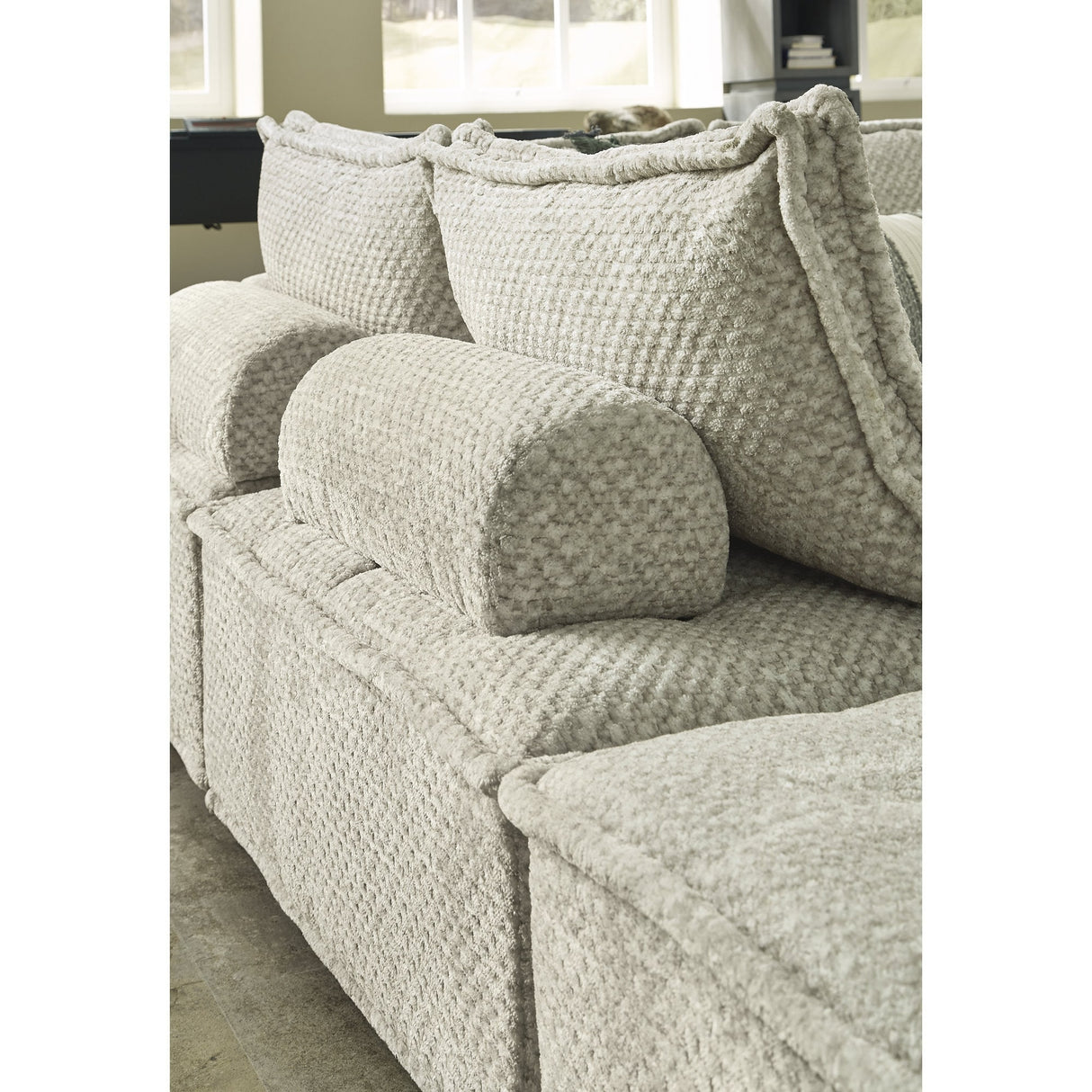 Bales Boho-Chic Modular Taupe Accent Chair - 40"W x 40"D x 30"H