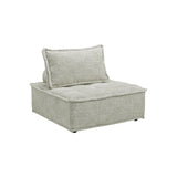 Bales Boho-Chic Modular Taupe Accent Chair - 40"W x 40"D x 30"H