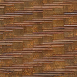 Bali Chestnut Woven Natural Bamboo & Rattan Area Rug