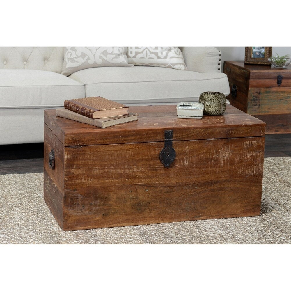 Bali Reclaimed Wood Storage Trunk by Kosas Home