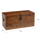 Bali Reclaimed Wood Storage Trunk by Kosas Home