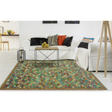 Balochi Fayre Grey/Gold Rug - 4'9" x 8'1"