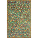 Balochi Fayre Grey/Gold Rug - 4'9" x 8'1"