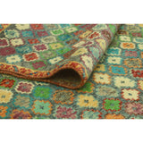 Balochi Fayre Grey/Gold Rug - 4'9" x 8'1"