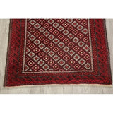 Balouch Afghanistan Geometric Area Rug Wool Hand Knotted - 3'5" x 2'4"