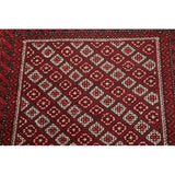 Balouch Afghanistan Geometric Area Rug Wool Hand Knotted - 3'5" x 2'4"