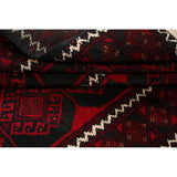Balouch Geometric Hand Knotted Wool Persian Area Rug - 6'3" x 4'3"