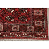 Balouch Geometric Hand Knotted Wool Persian Area Rug - 9'6" x 6'6"
