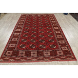 Balouch Geometric Hand Knotted Wool Persian Area Rug - 9'6" x 6'6"
