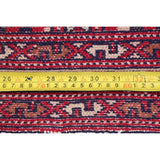 Balouch Geometric Hand-Knotted Wool Persian Oriental Area Rug - 3'7" x 2'9"