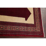 Balouch Geometric Hand-Knotted Wool Persian Oriental Area Rug - 3'9" x 2'7"