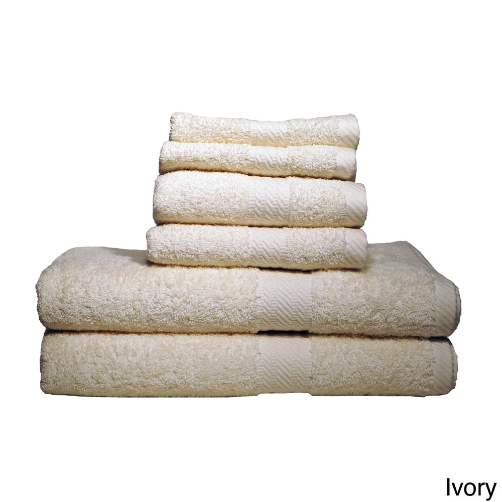 Baltic Linen Ringspun Cotton 6-piece Towel Set