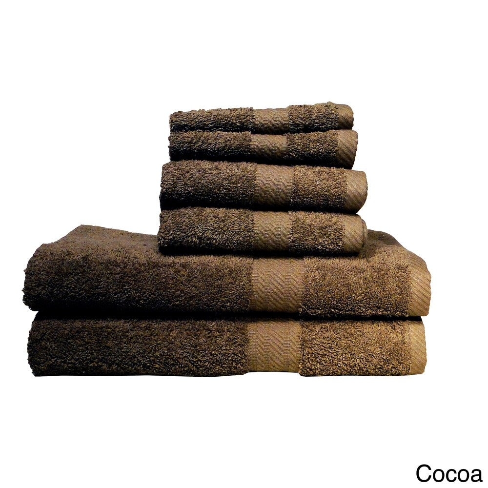 Baltic Linen Ringspun Cotton 6-piece Towel Set
