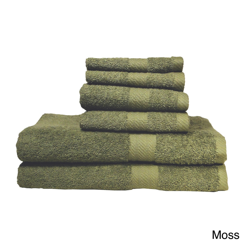 Baltic Linen Ringspun Cotton 6-piece Towel Set