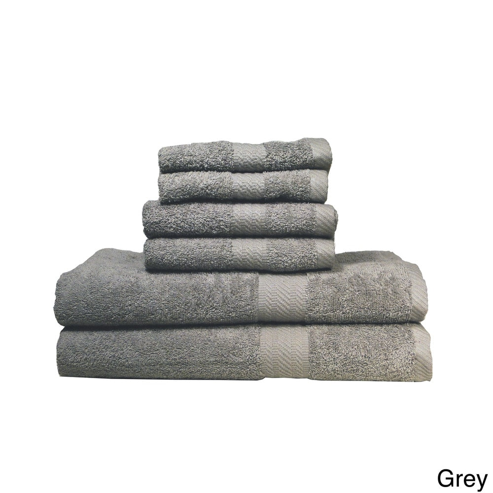 Baltic Linen Ringspun Cotton 6-piece Towel Set