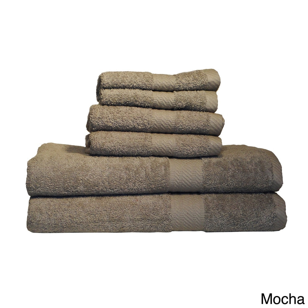 Baltic Linen Ringspun Cotton 6-piece Towel Set