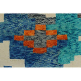 Noori Rug Balochi Adesola Teal Blue/Beige Rug - 4'11 x 6'6