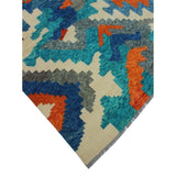 Noori Rug Balochi Adesola Teal Blue/Beige Rug - 4'11 x 6'6