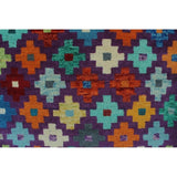 Noori Rug Balochi Okello Purple/Blue Rug - 3'3 x 4'10