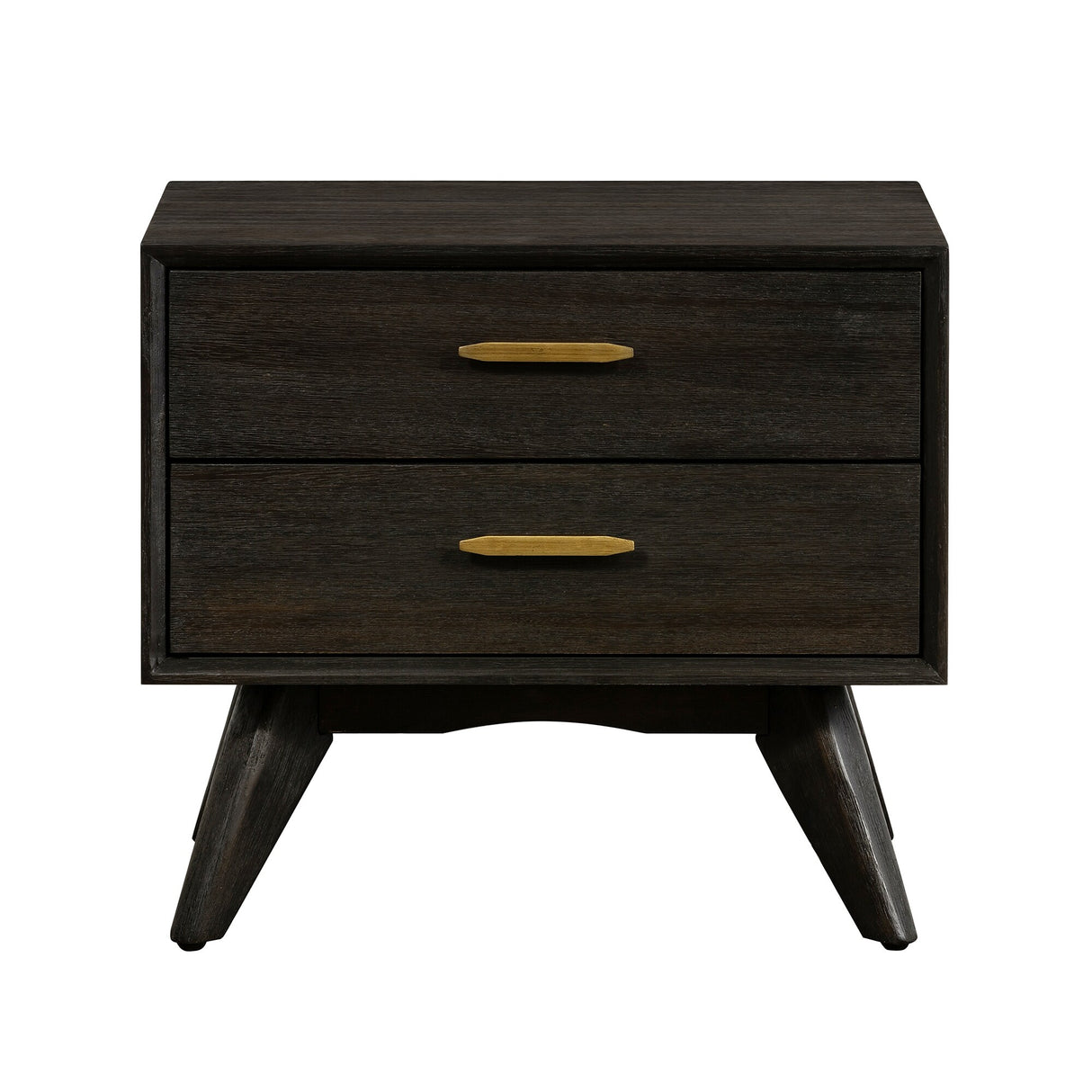 Baly Acacia Wood 3 Piece Platform Bedroom Set with 2 Nightstands