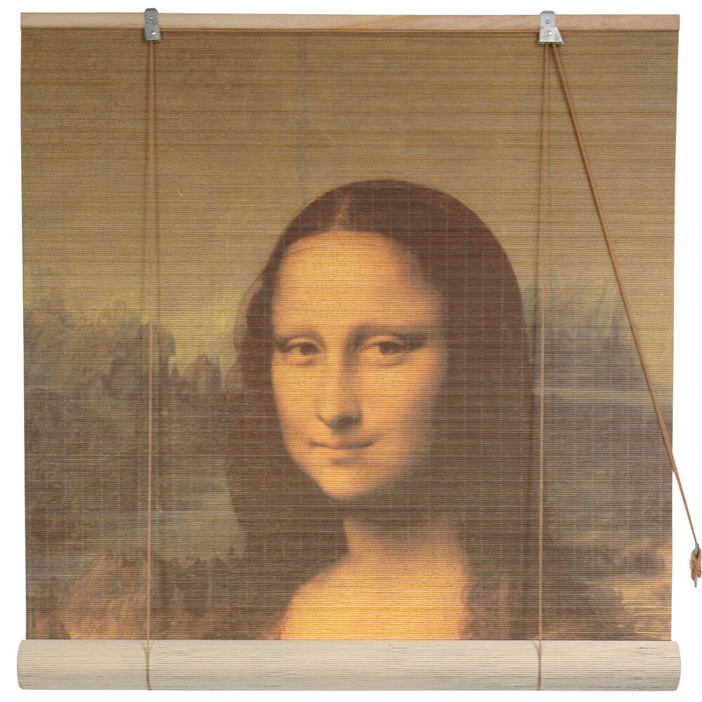 Handmade Bamboo 'Mona Lisa' Window Blinds (24-in x 72-in) (China) - 24 x 72