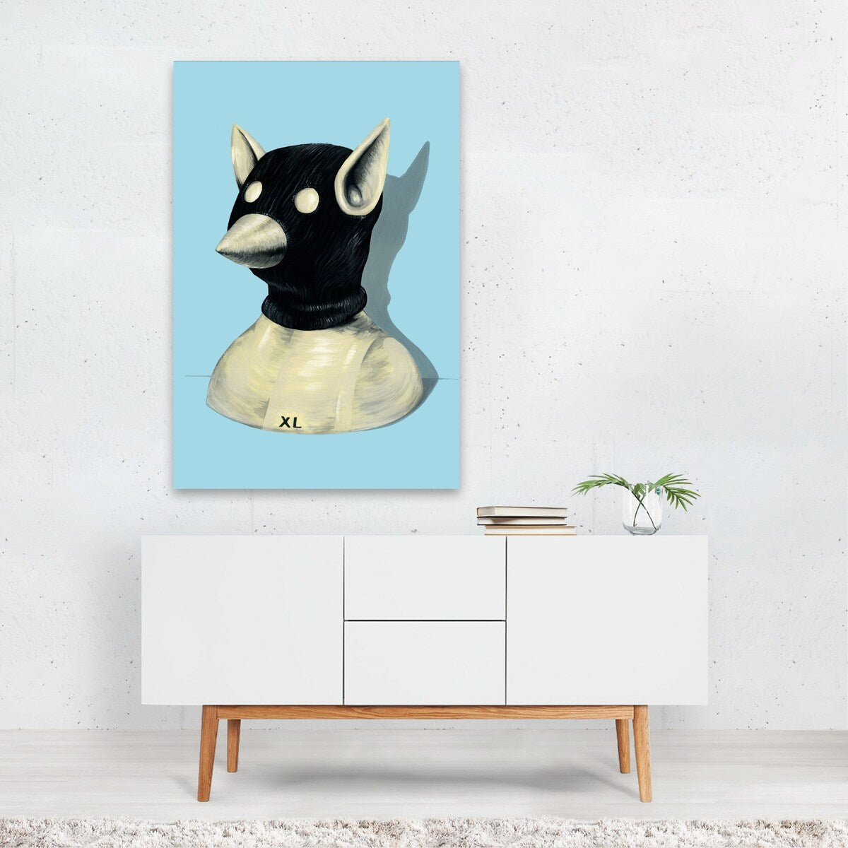 Bandit Hat Painting Animals Fantastic Mr Fox Art Print/Poster