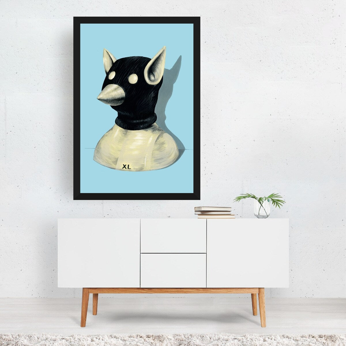 Bandit Hat Painting Animals Fantastic Mr Fox Art Print/Poster