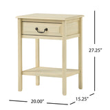 Banks Acacia Wood Accent Table by Christopher Knight Home