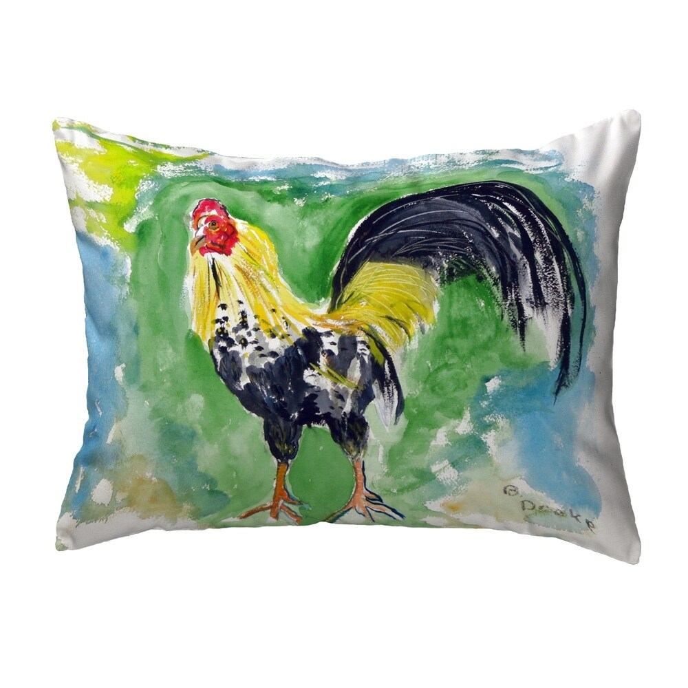 Bantam Rooster Small No-Cord Pillow 11x14