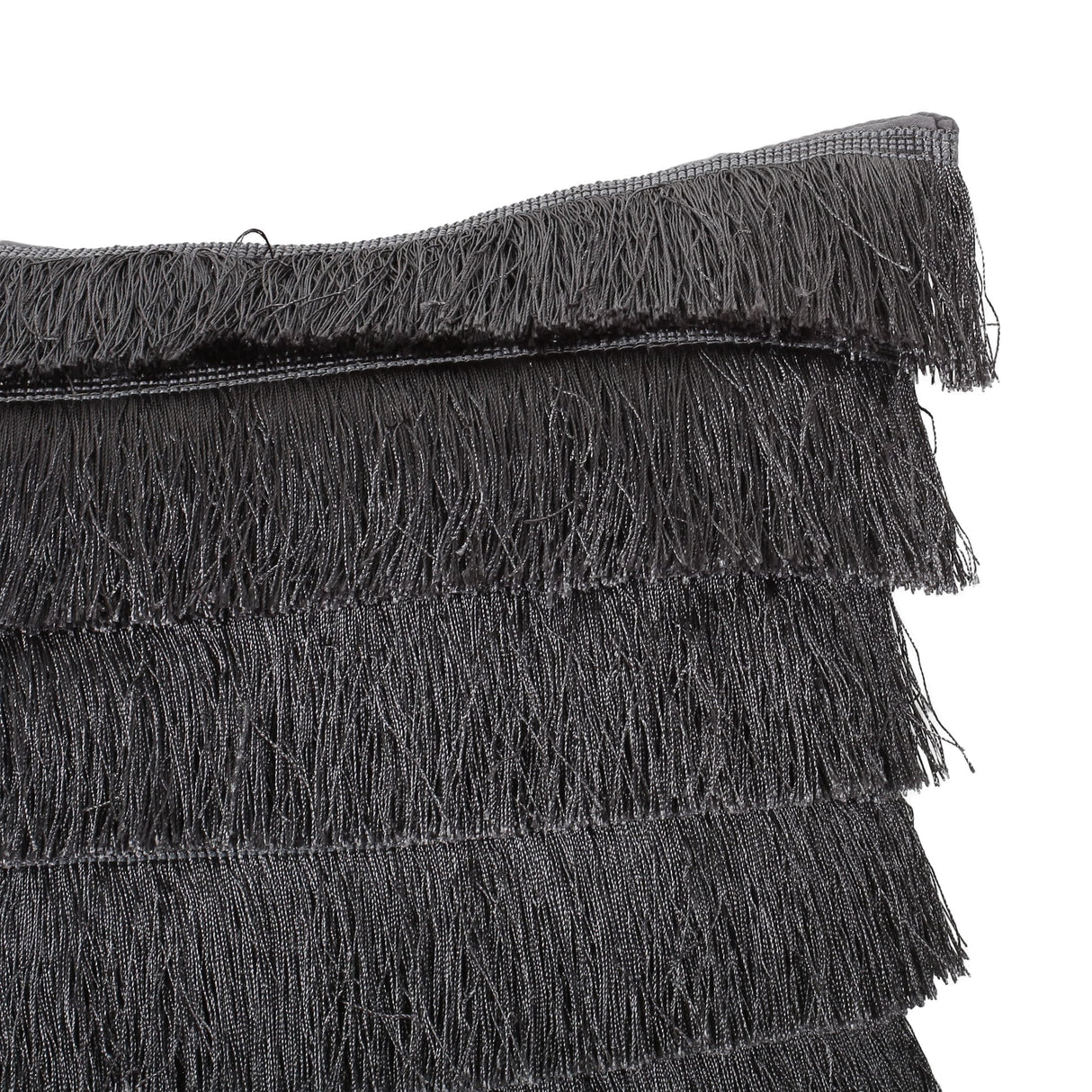 Bantry Glam Square Fabric Throw Pillow with Fringes by Christopher Knight Home