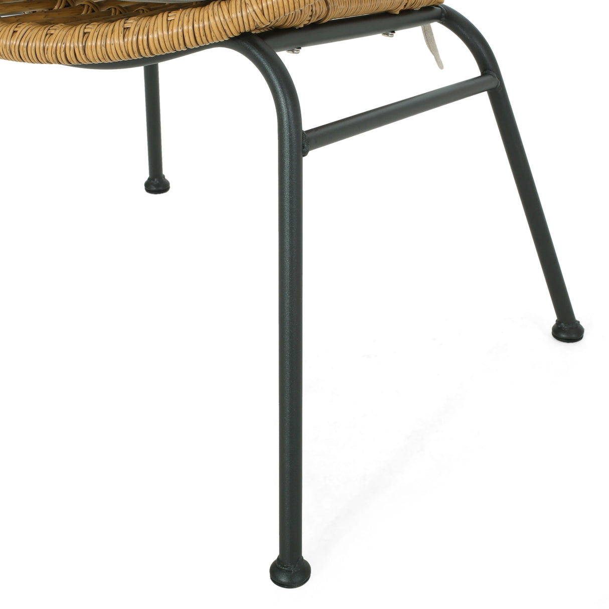Banya Outdoor Faux Wicker Chat Set by Christopher Knight Home