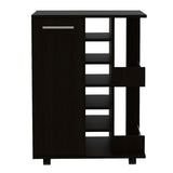 Bar Cart With Six Built-in Wine Rack