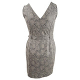 Bar III Women's Faux-Suede Snake-Embossed Dress (XXL, Snake)