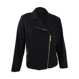 Bar III Women's Moto Jacket (S, Black)