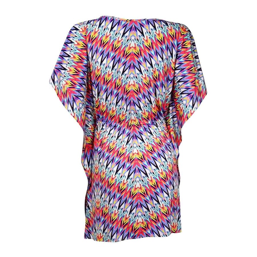 Bar III Women's Printed Adjustable Waistline Coverup