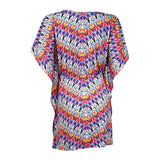 Bar III Women's Printed Adjustable Waistline Coverup
