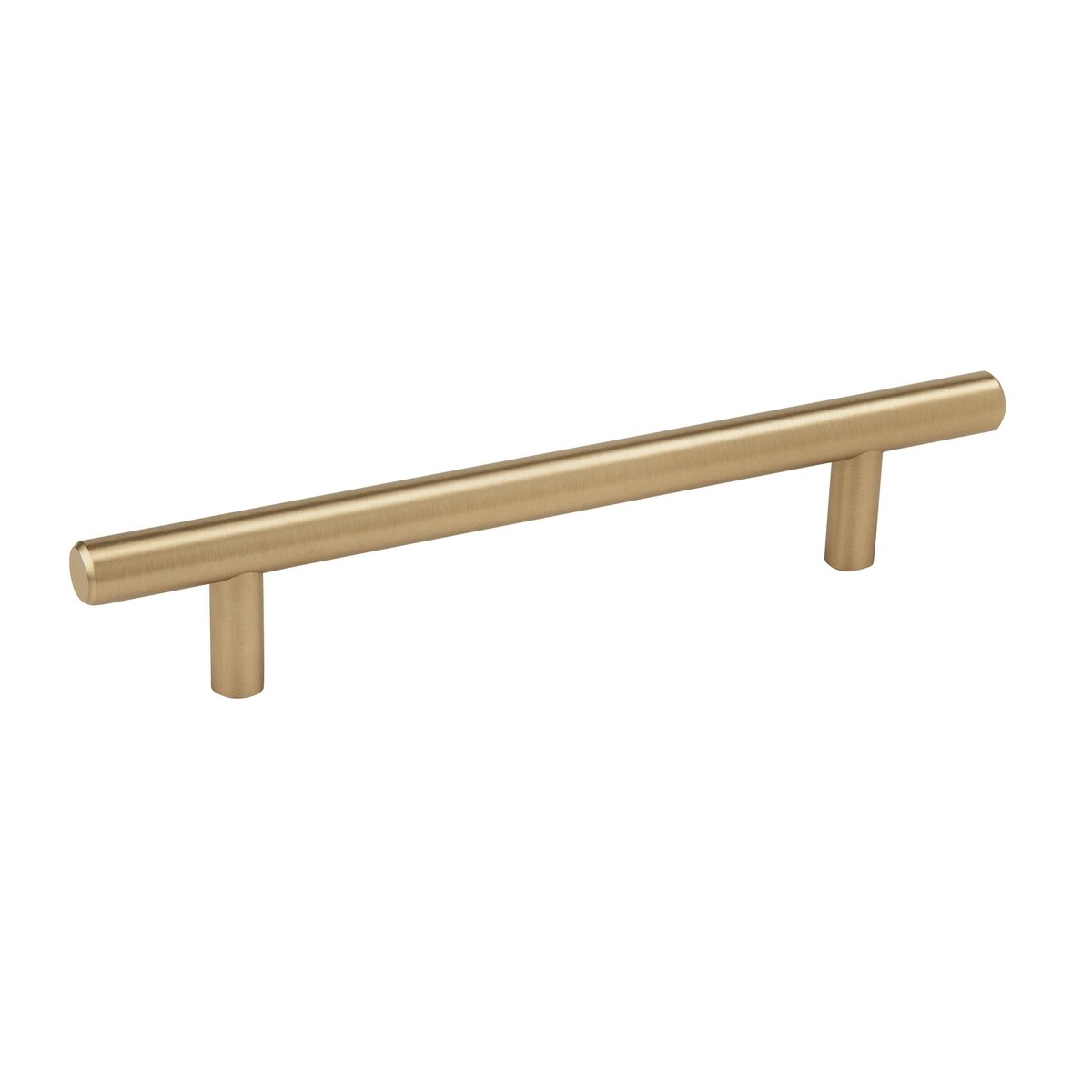 Bar Pulls 5-1/16 in (128 mm) Center-to-Center Golden Champagne Cabinet Pull - 10 Pack - 5.063