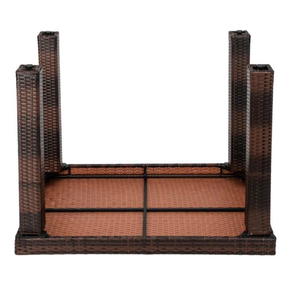 Bar Table Brown Gradient ONLY table - 48.03 x 29.92 x 35.83