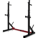 Barbell Rack Max Load550LBS Multi Function Dipping Station Squat Stand