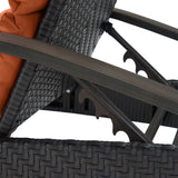 Barcelo 2 Piece Sunbrella Outdoor Patio Chaise Lounges Set