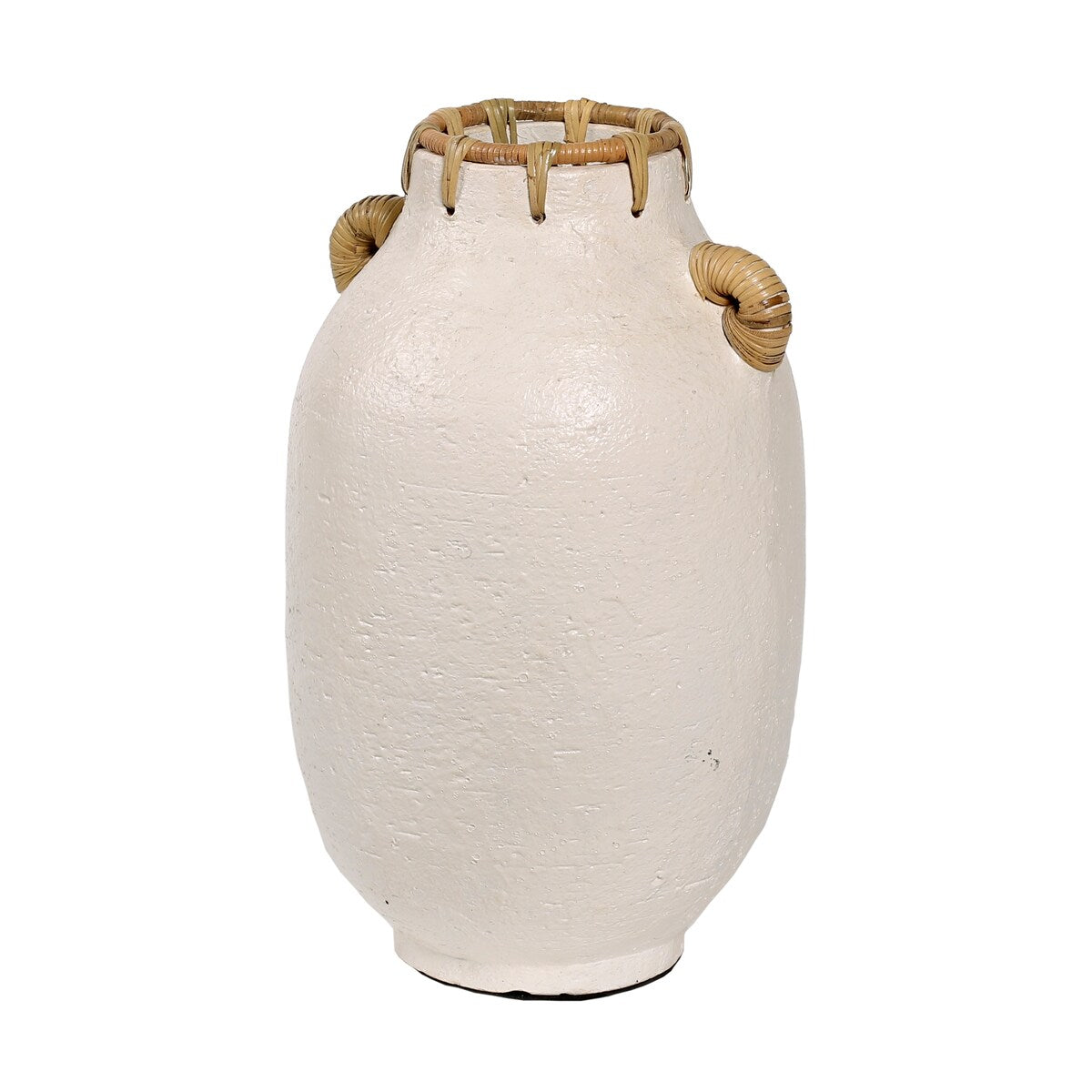 Elk Home Barcelona White Earthenware 7.75 Inch Wide Vase