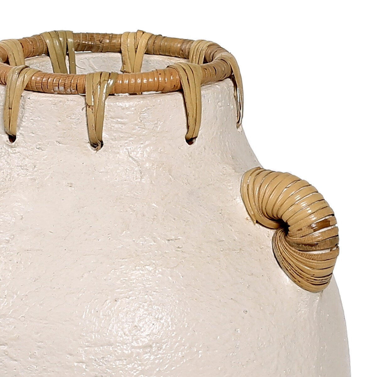 Elk Home Barcelona White Earthenware 7.75 Inch Wide Vase