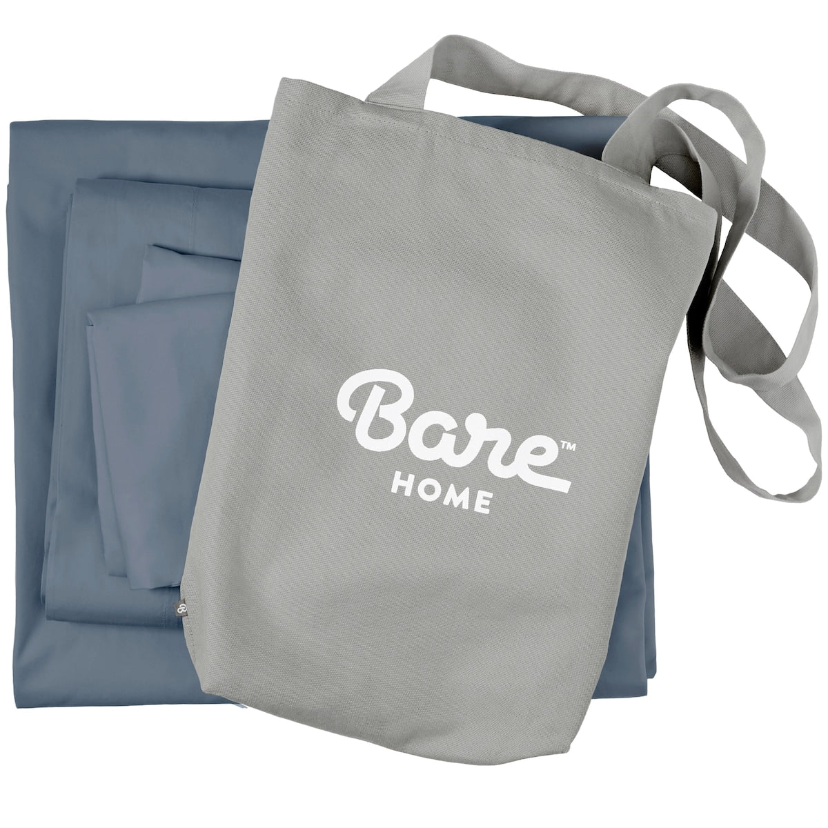 Bare Home 100% Organic Cotton Sheet Set - Crisp Percale Weave - Lightweight & Breathable