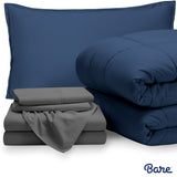 Bare Home Bed-in-a-Bag Down Alternative Comforter & Sheet Set