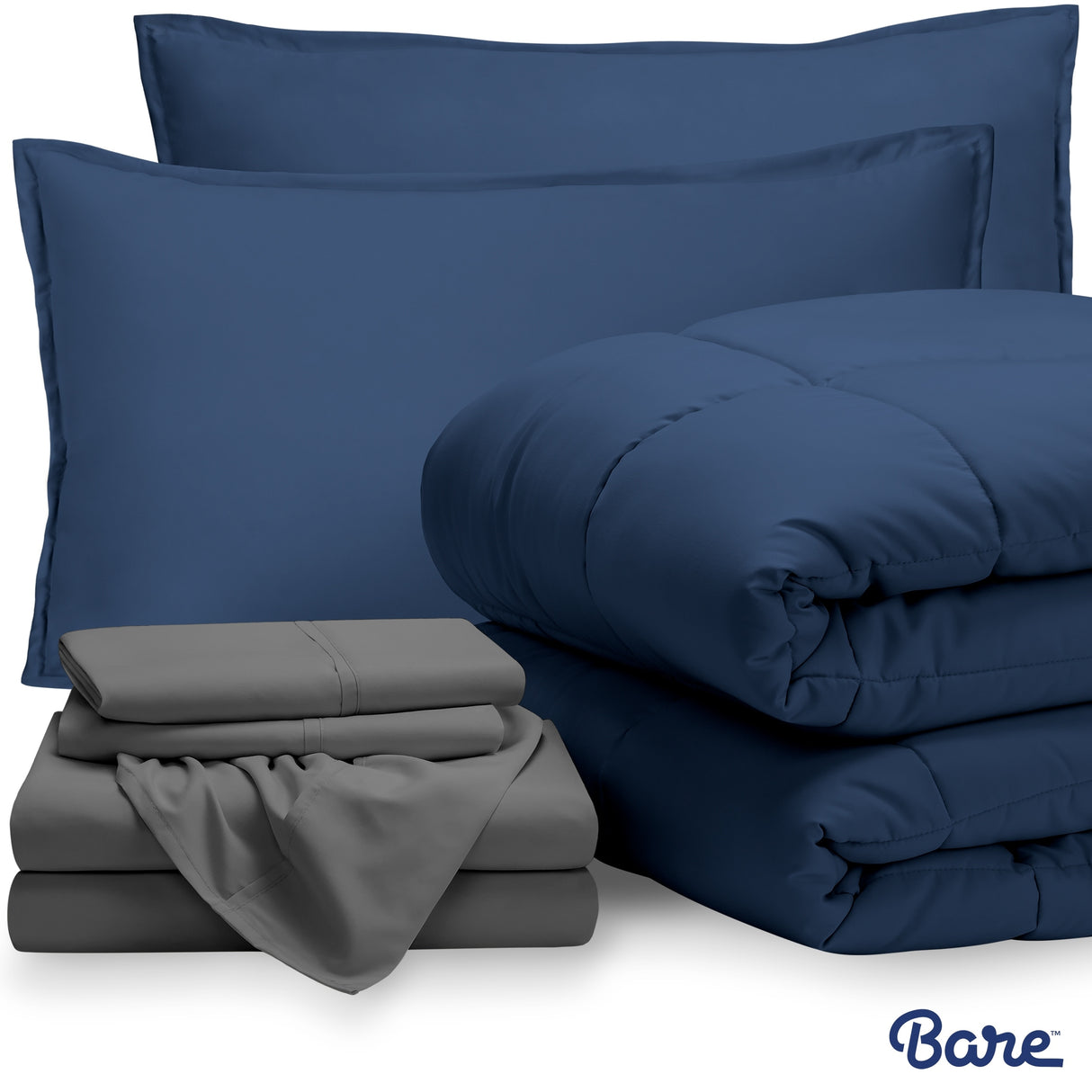 Bare Home Bed-in-a-Bag Down Alternative Comforter & Sheet Set