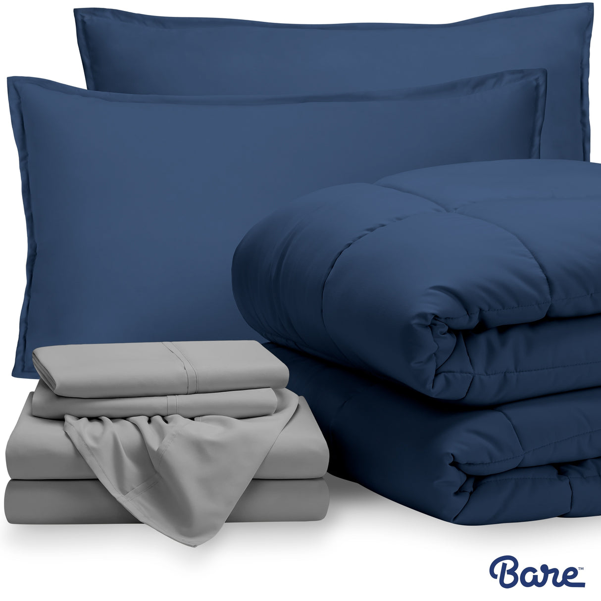 Bare Home Bed-in-a-Bag Down Alternative Comforter & Sheet Set